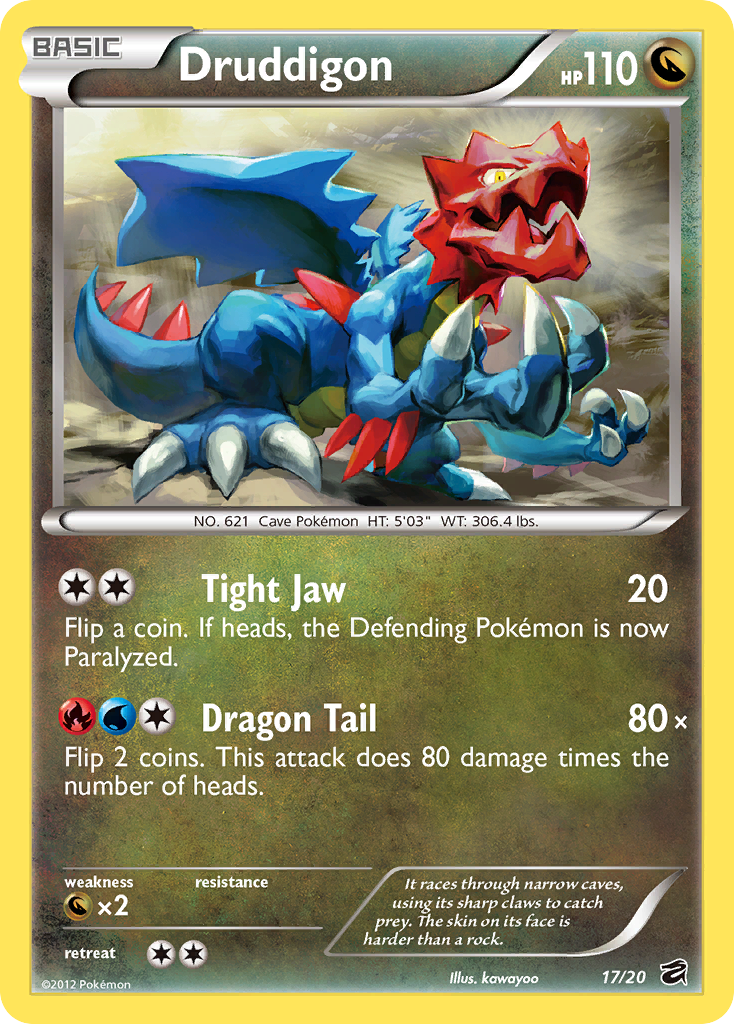 Druddigon (17/20) [Black & White: Dragon Vault] | Play N Trade Winnipeg