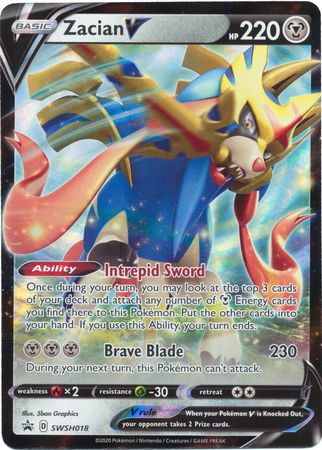 Zacian V (SWSH018) [Sword & Shield: Black Star Promos] | Play N Trade Winnipeg