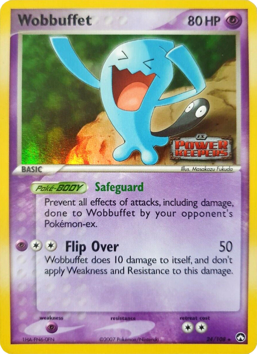 Wobbuffet (24/108) (Stamped) [EX: Power Keepers] | Play N Trade Winnipeg