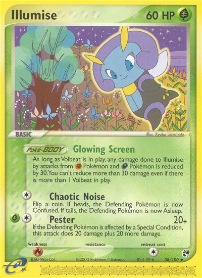 Illumise (38/100) [EX: Sandstorm] | Play N Trade Winnipeg