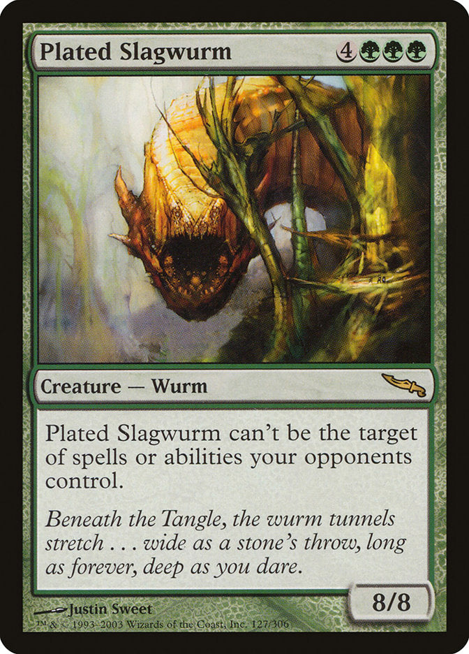 Plated Slagwurm [Mirrodin] | Play N Trade Winnipeg