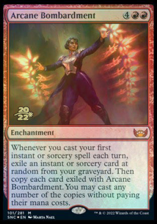 Arcane Bombardment [Streets of New Capenna Prerelease Promos] | Play N Trade Winnipeg