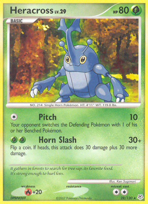 Heracross (28/130) [Diamond & Pearl: Base Set] | Play N Trade Winnipeg