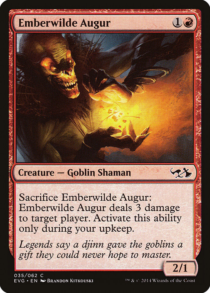 Emberwilde Augur (Elves vs. Goblins) [Duel Decks Anthology] | Play N Trade Winnipeg