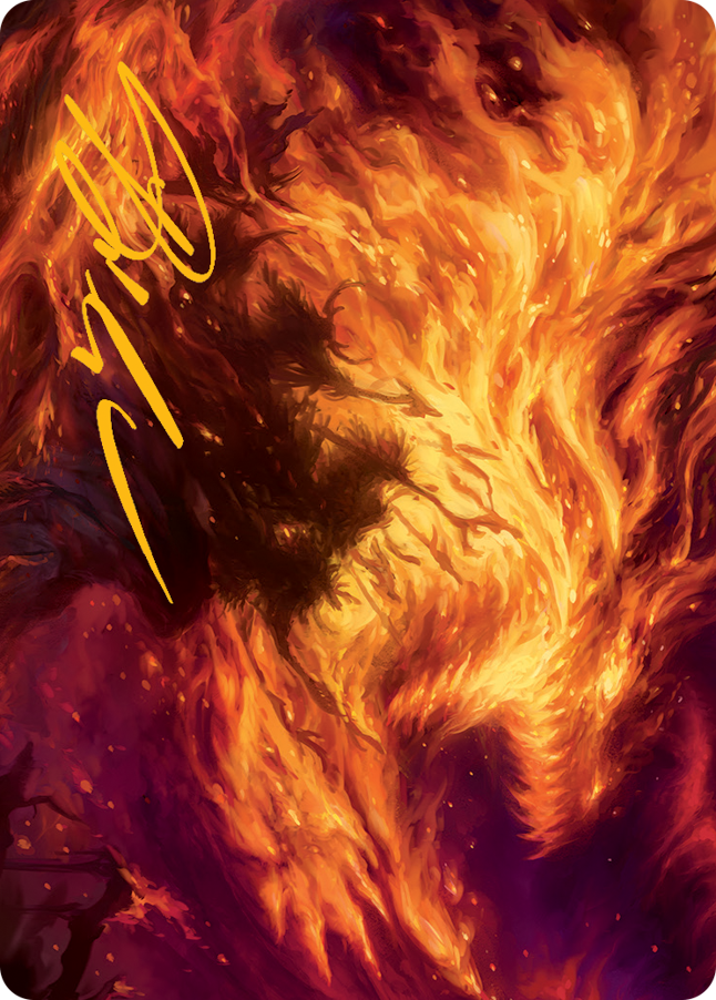 Stoke the Flames Art Card (Gold-Stamped Signature) [March of the Machine Art Series] | Play N Trade Winnipeg