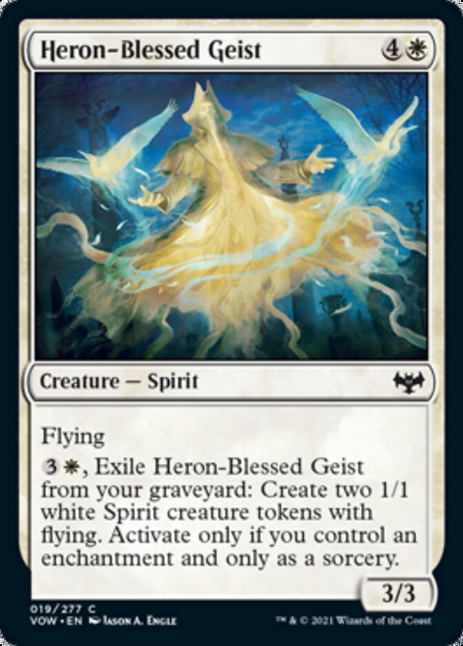 Heron-Blessed Geist [Innistrad: Crimson Vow] | Play N Trade Winnipeg