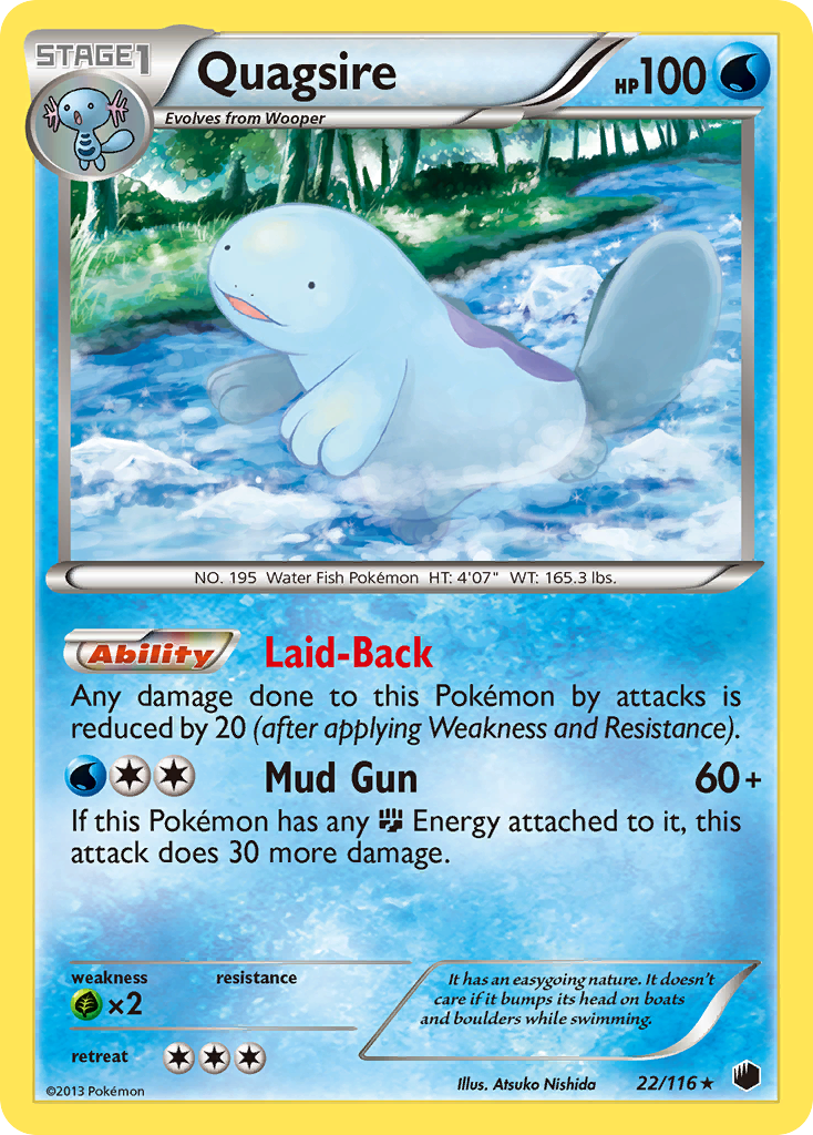 Quagsire (22/116) [Black & White: Plasma Freeze] | Play N Trade Winnipeg