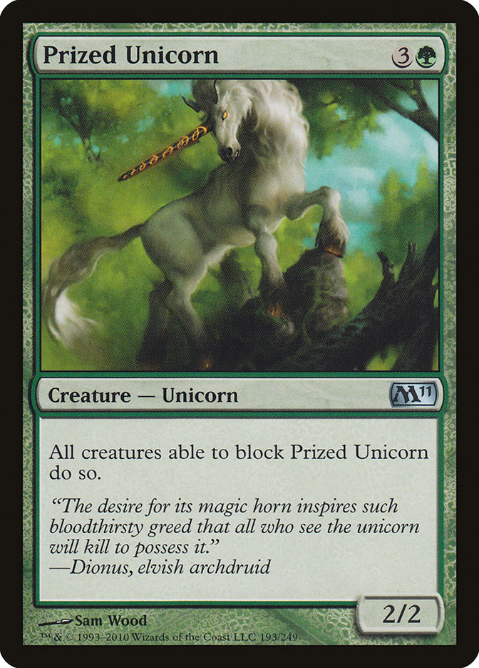 Prized Unicorn [Magic 2011] | Play N Trade Winnipeg