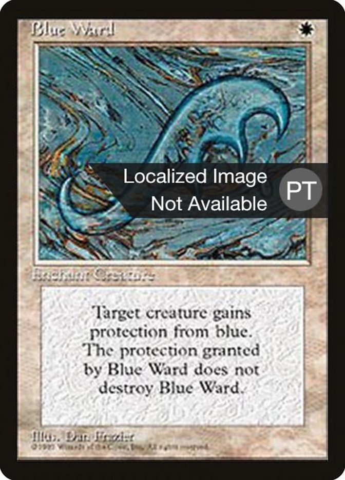 Blue Ward [Fourth Edition (Foreign Black Border)] | Play N Trade Winnipeg