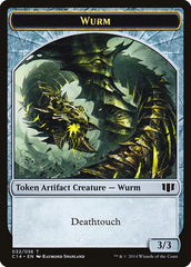 Wurm (032/036) // Goat Double-sided Token [Commander 2014 Tokens] | Play N Trade Winnipeg