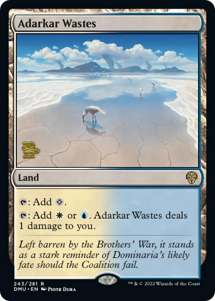 Adarkar Wastes [Dominaria United Prerelease Promos] | Play N Trade Winnipeg