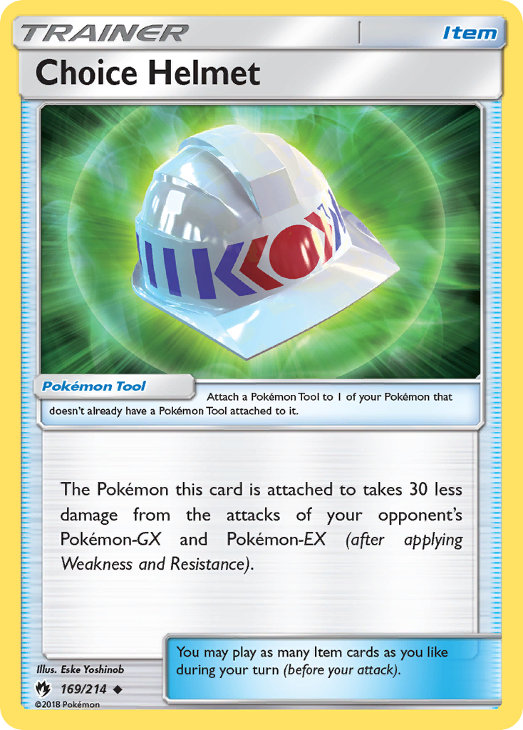 Choice Helmet (169/214) [Sun & Moon: Lost Thunder] | Play N Trade Winnipeg