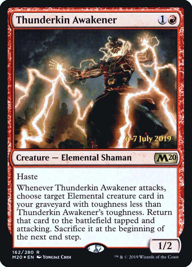 Thunderkin Awakener  [Core Set 2020 Prerelease Promos] | Play N Trade Winnipeg