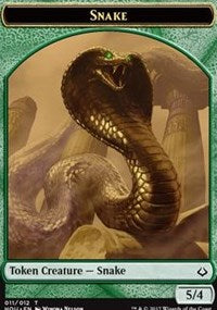 Snake // Zombie Double-sided Token [Hour of Devastation Tokens] | Play N Trade Winnipeg