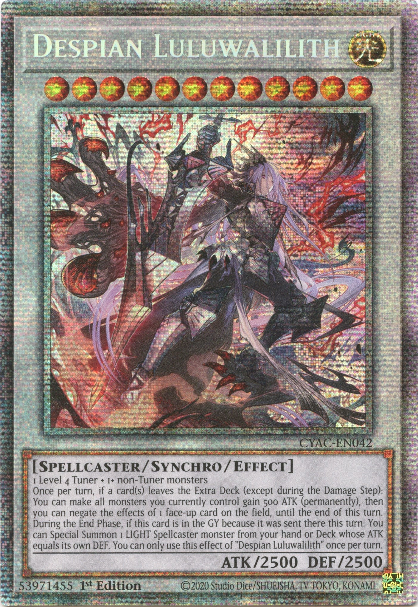 Despian Luluwalilith [CYAC-EN042] Starlight Rare | Play N Trade Winnipeg