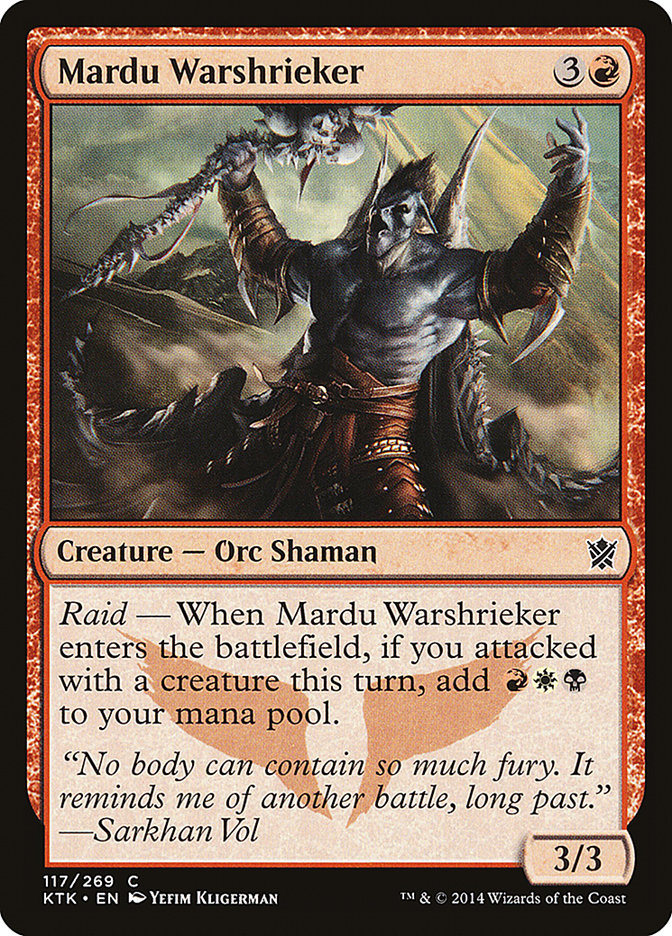 Mardu Warshrieker [Khans of Tarkir] | Play N Trade Winnipeg