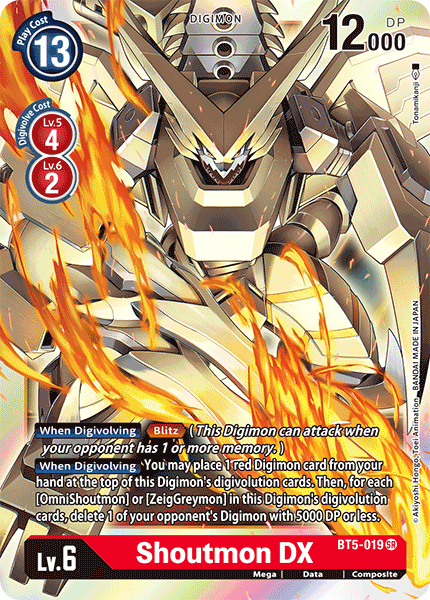 Shoutmon DX [BT5-019] [Battle of Omni] | Play N Trade Winnipeg