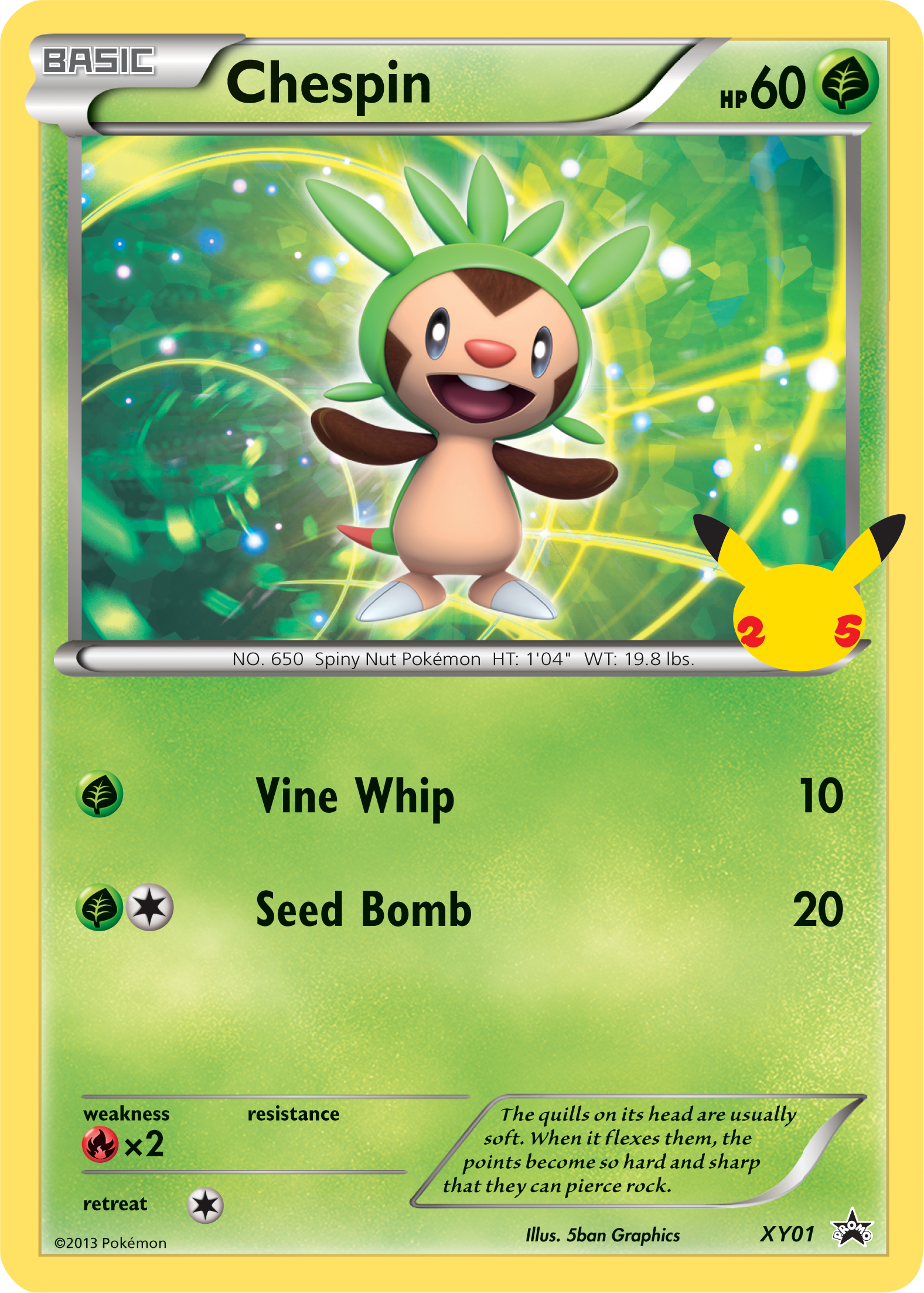 Chespin (XY01) [First Partner Pack] | Play N Trade Winnipeg