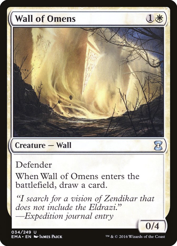 Wall of Omens [Eternal Masters] | Play N Trade Winnipeg