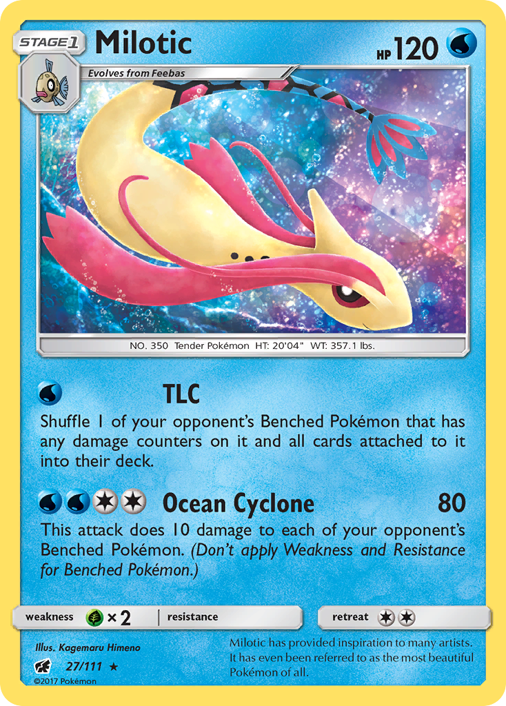 Milotic (27/111) [Sun & Moon: Crimson Invasion] | Play N Trade Winnipeg