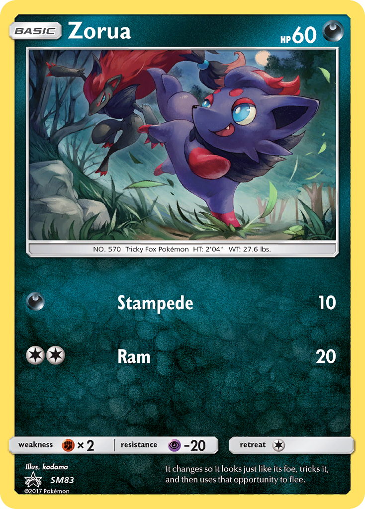 Zorua (SM83) [Sun & Moon: Black Star Promos] | Play N Trade Winnipeg