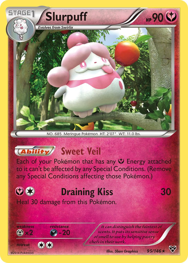 Slurpuff (95/146) (Theme Deck Exclusive) [XY: Base Set] | Play N Trade Winnipeg