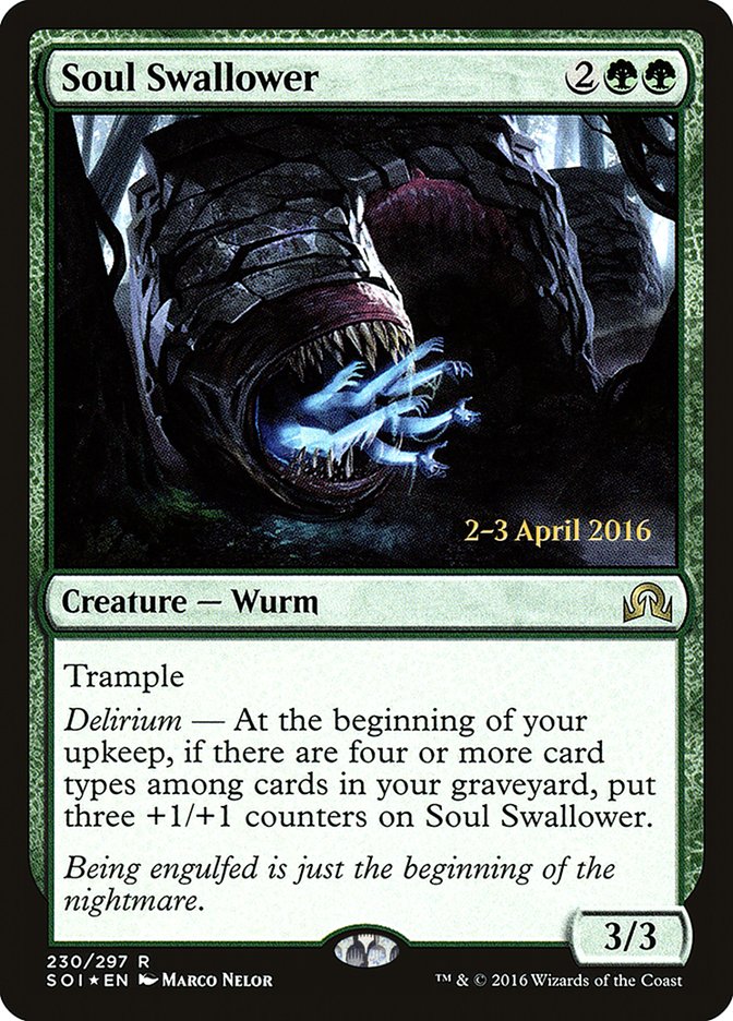 Soul Swallower [Shadows over Innistrad Prerelease Promos] | Play N Trade Winnipeg