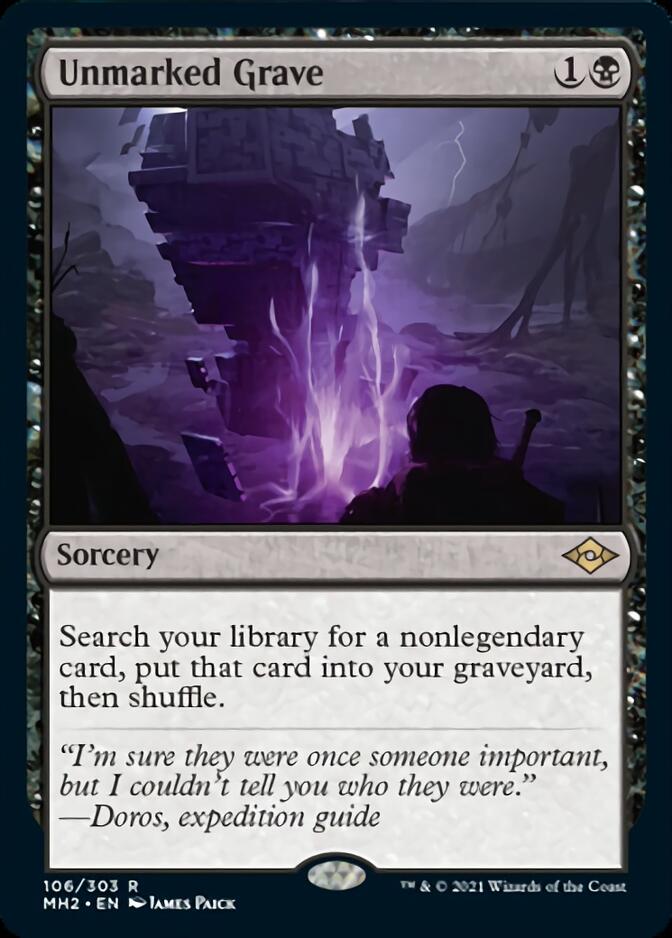 Unmarked Grave [Modern Horizons 2] | Play N Trade Winnipeg
