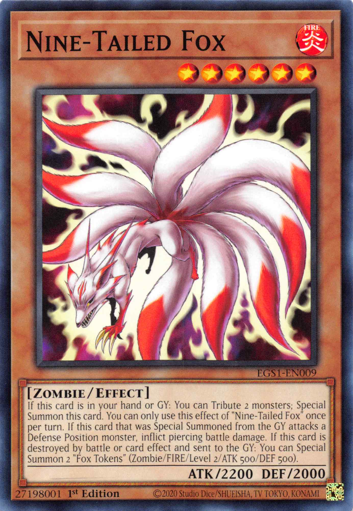 Nine-Tailed Fox [EGS1-EN009] Common | Play N Trade Winnipeg