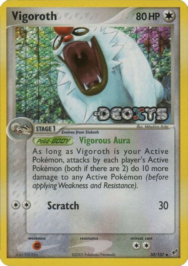 Vigoroth (50/107) (Stamped) [EX: Deoxys] | Play N Trade Winnipeg