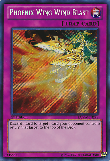 Phoenix Wing Wind Blast [LCYW-EN298] Secret Rare | Play N Trade Winnipeg