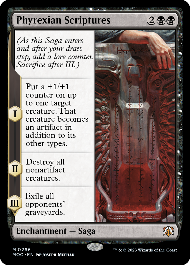 Phyrexian Scriptures [March of the Machine Commander] | Play N Trade Winnipeg