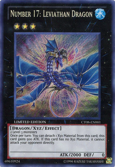 Number 17: Leviathan Dragon [CT08-EN001] Secret Rare | Play N Trade Winnipeg