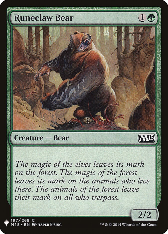 Runeclaw Bear [Mystery Booster] | Play N Trade Winnipeg