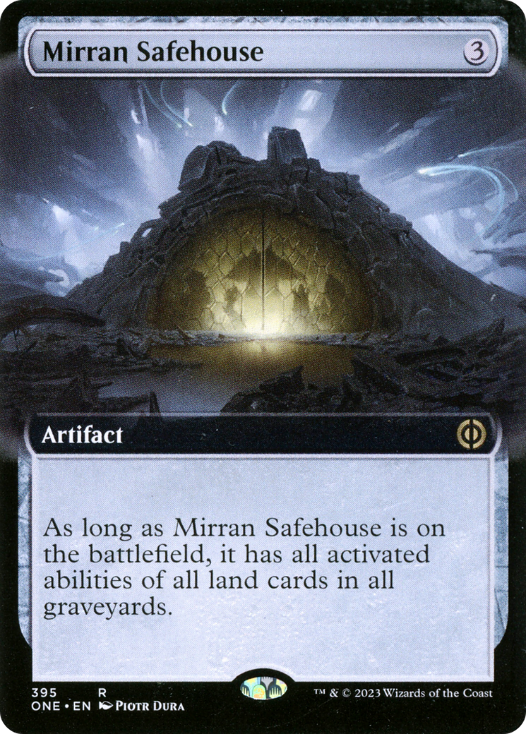 Mirran Safehouse (Extended Art) [Phyrexia: All Will Be One] | Play N Trade Winnipeg