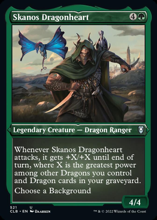 Skanos Dragonheart (Foil Etched) [Commander Legends: Battle for Baldur's Gate] | Play N Trade Winnipeg