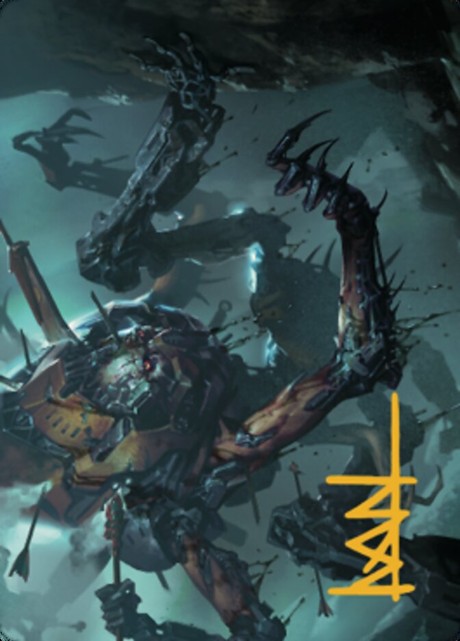 Scrapwork Rager Art Card (Gold-Stamped Signature) [The Brothers' War Art Series] | Play N Trade Winnipeg