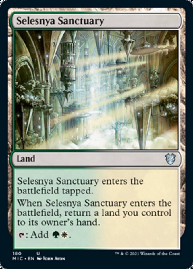 Selesnya Sanctuary [Innistrad: Midnight Hunt Commander] | Play N Trade Winnipeg