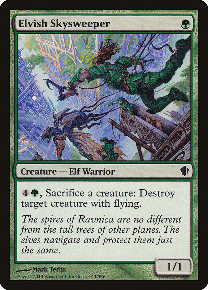 Elvish Skysweeper [Commander 2013] | Play N Trade Winnipeg