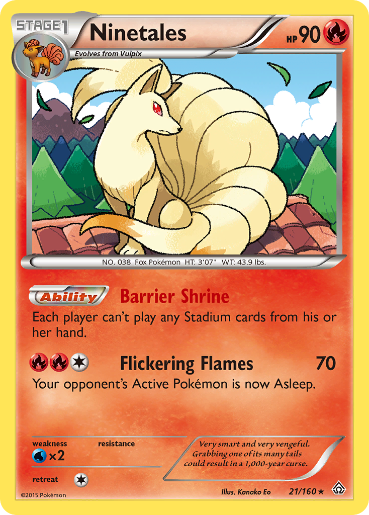 Ninetales (21/160) [XY: Primal Clash] | Play N Trade Winnipeg