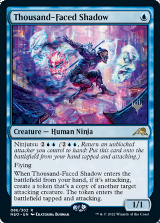 Thousand-Faced Shadow (Promo Pack) [Kamigawa: Neon Dynasty Promos] | Play N Trade Winnipeg