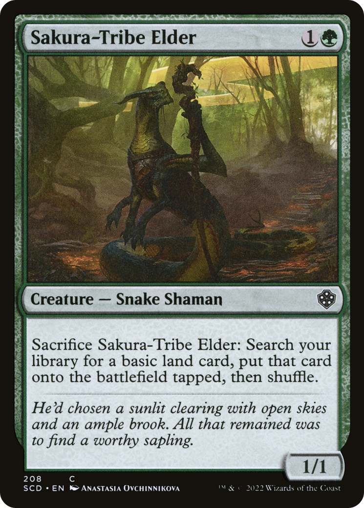 Sakura-Tribe Elder [Starter Commander Decks] | Play N Trade Winnipeg