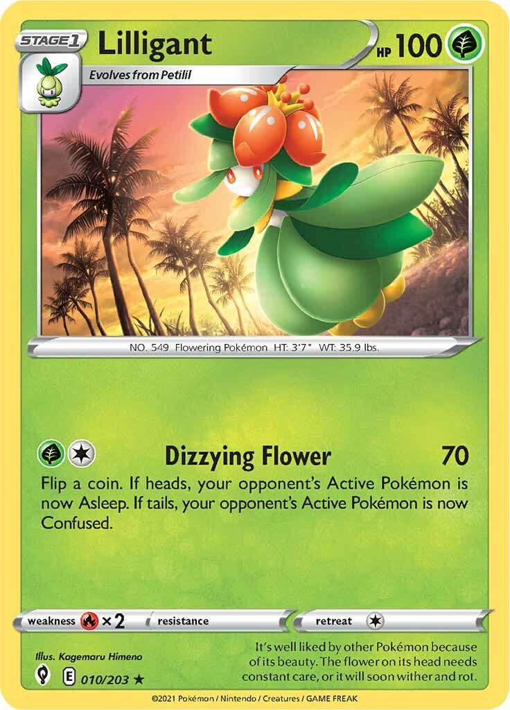 Lilligant (010/203) [Sword & Shield: Evolving Skies] | Play N Trade Winnipeg