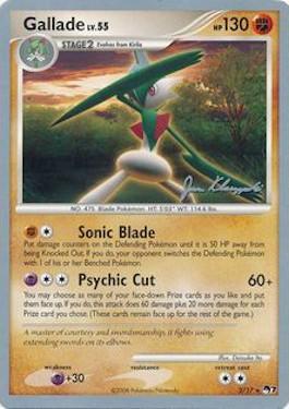 Gallade LV.55 (2/17) (Psychic Lock - Jason Klaczynski) [World Championships 2008] | Play N Trade Winnipeg