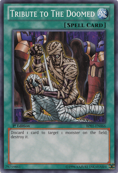 Tribute to the Doomed [BP01-EN066] Common | Play N Trade Winnipeg
