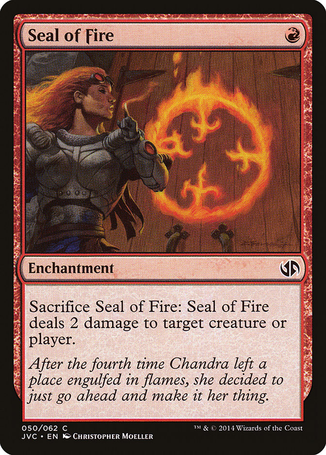 Seal of Fire [Duel Decks Anthology] | Play N Trade Winnipeg