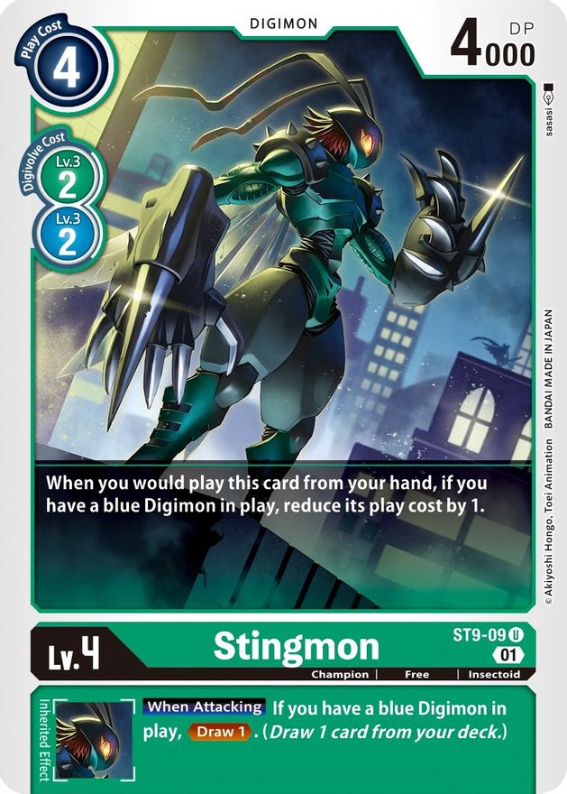 Stingmon [ST9-09] [Starter Deck: Ultimate Ancient Dragon] | Play N Trade Winnipeg
