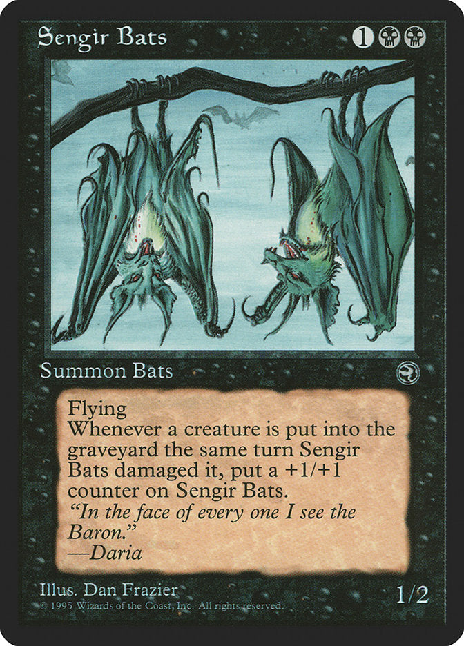 Sengir Bats (Daria Flavor Text) [Homelands] | Play N Trade Winnipeg