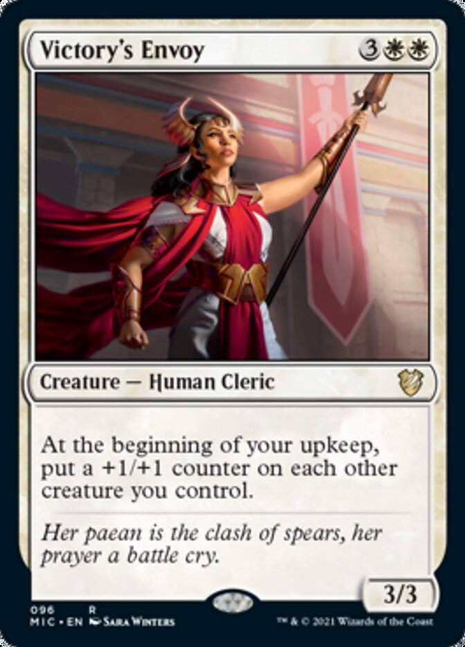 Victory's Envoy [Innistrad: Midnight Hunt Commander] | Play N Trade Winnipeg