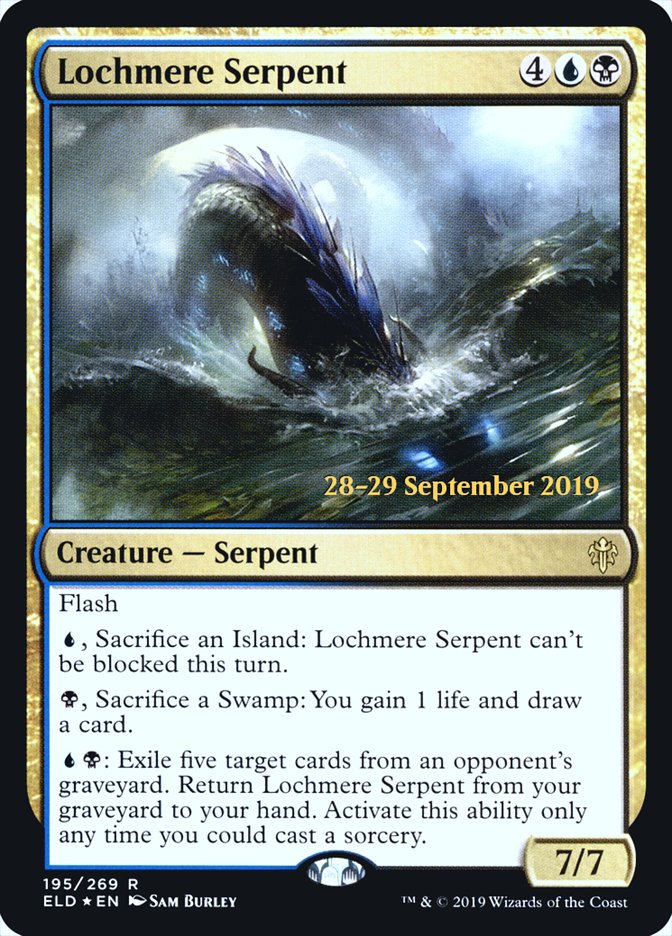 Lochmere Serpent  [Throne of Eldraine Prerelease Promos] | Play N Trade Winnipeg